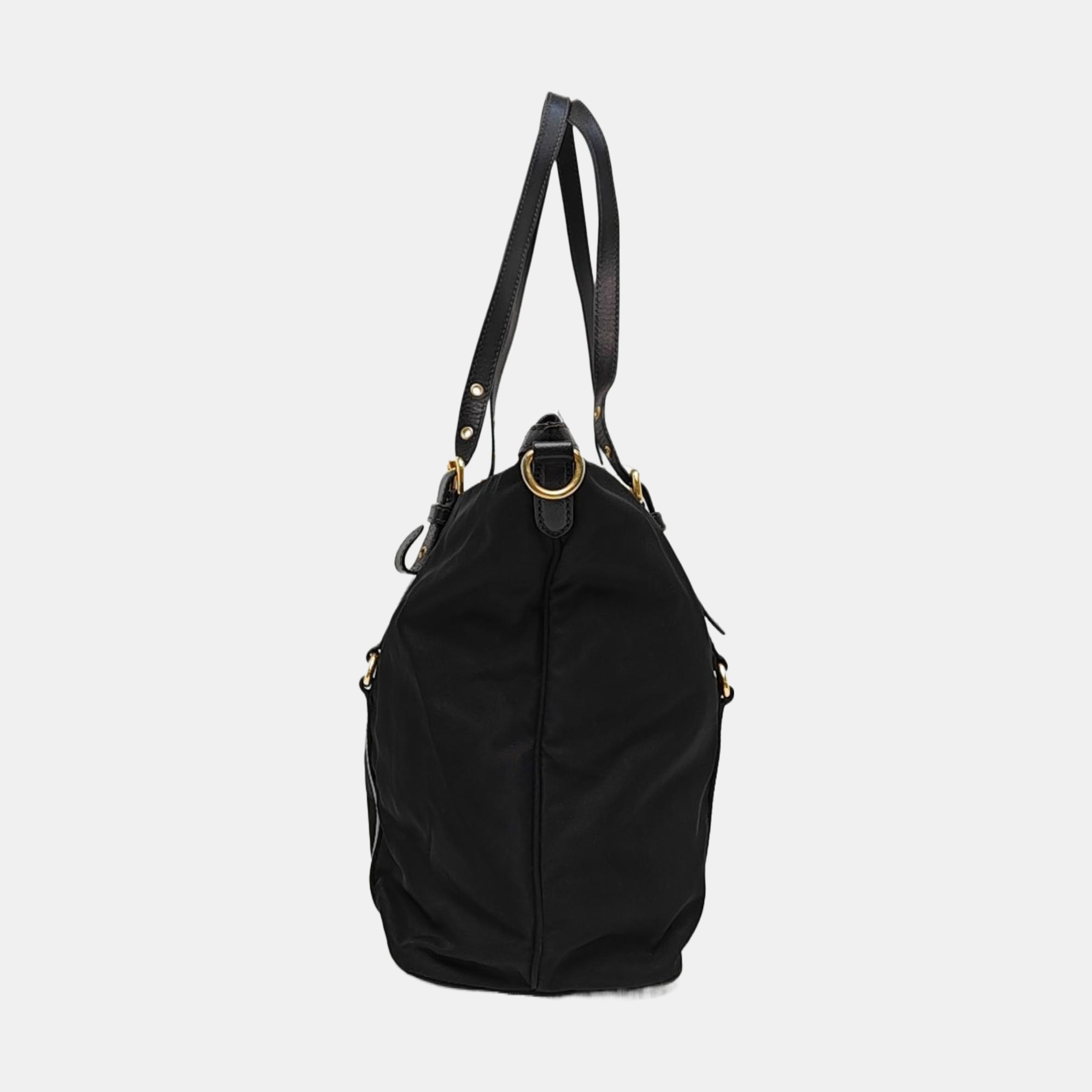 Nylon Tote Bag Black