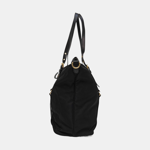 Nylon Tote Bag Black