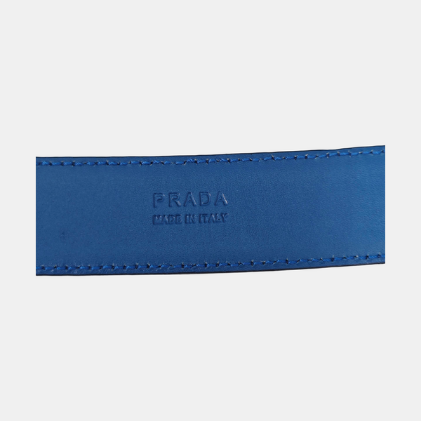 Leather Belt Blue