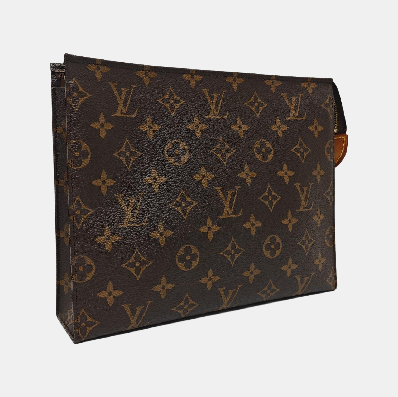 TOILET POCKET 26 Monogram Coated Canvas Brown