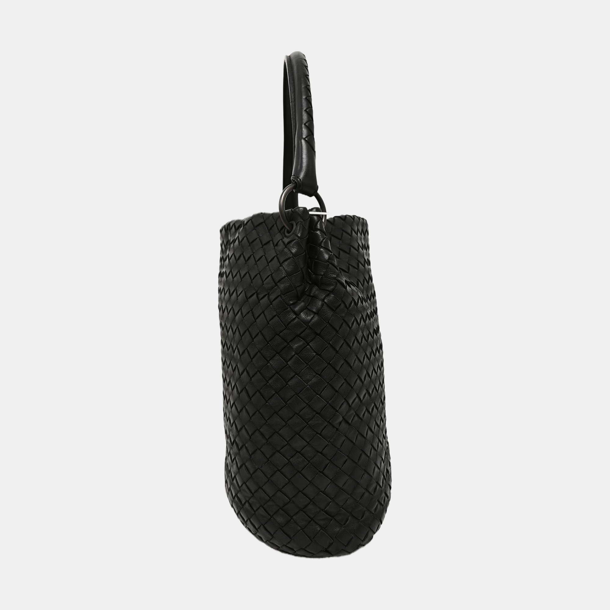 Lambskin Bucket Bag Blue