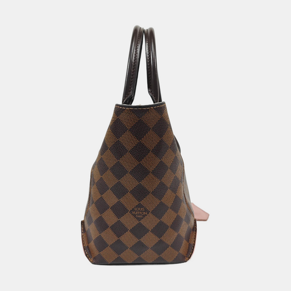 CAÏSSA PM Damier Ebene Coated Canvas Brown