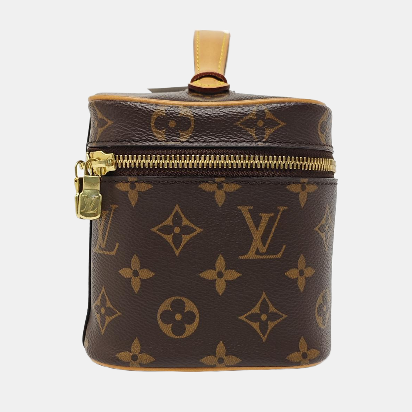 NICE Mini Monogram Coated Canvas Brown