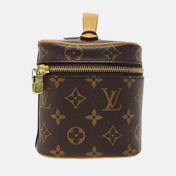 NICE Mini Monogram Coated Canvas Brown