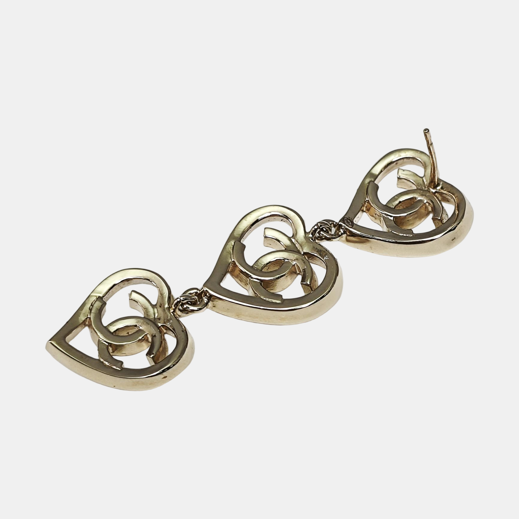 Metal Gold Stud Earrings