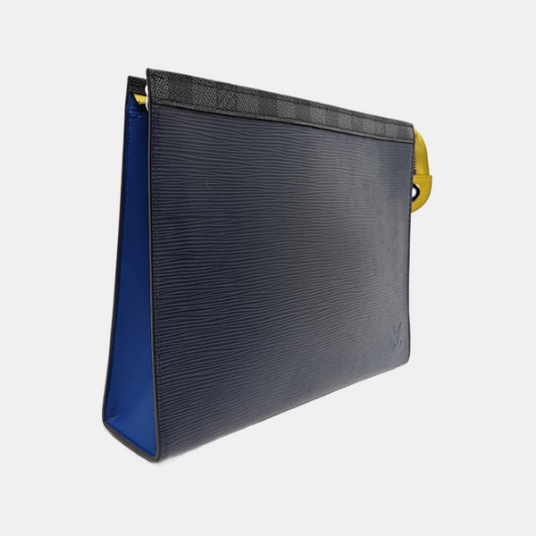 Pochette Voyag MM Damier Epi Blue