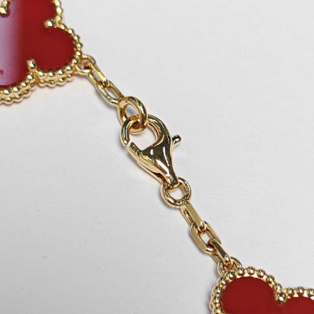 Vintage Alhambra 18k Gold Bracelet