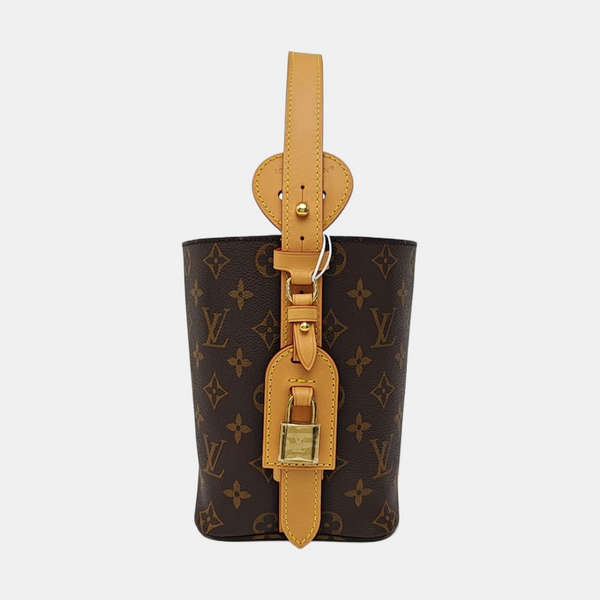 ALL IN Monogram Coated Canvas Brown