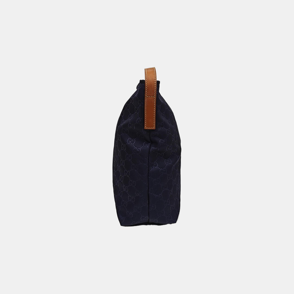 Monogram Nylon Shoulder Bag Blue