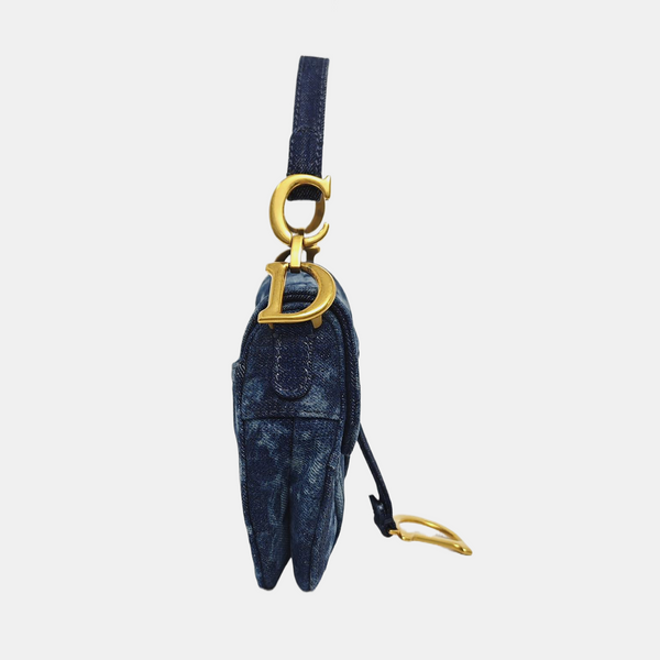 Saddle Mini Canvas Blue