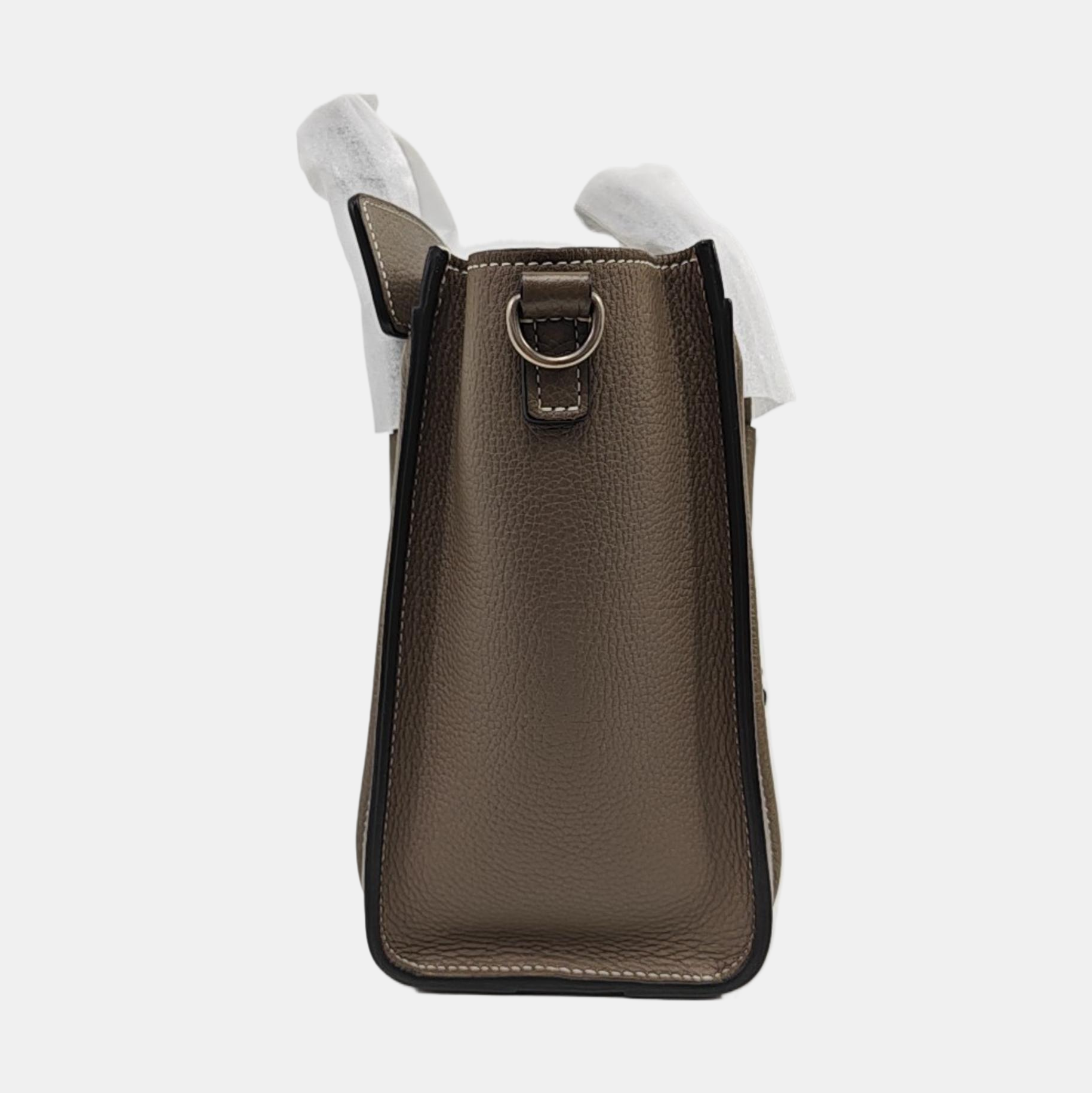 Authenticated pre-owned  LUGGAGE Nano Calfskin Grey - Tote Bag at Looply