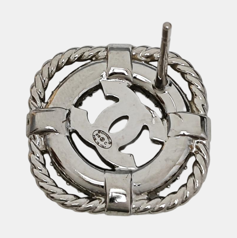 Metal Silver Stud Earrings