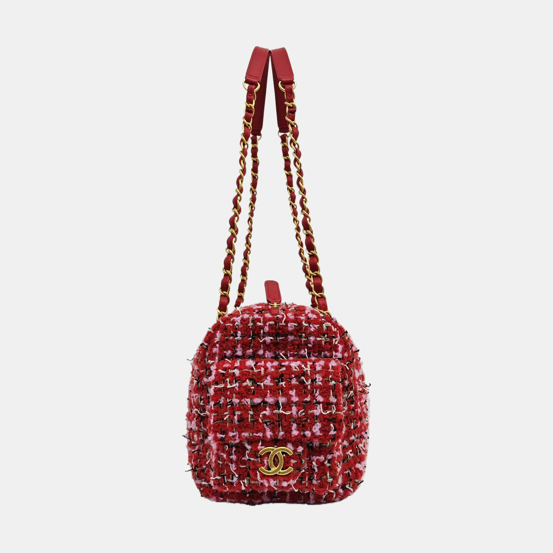 Quilted Wool Small Red
