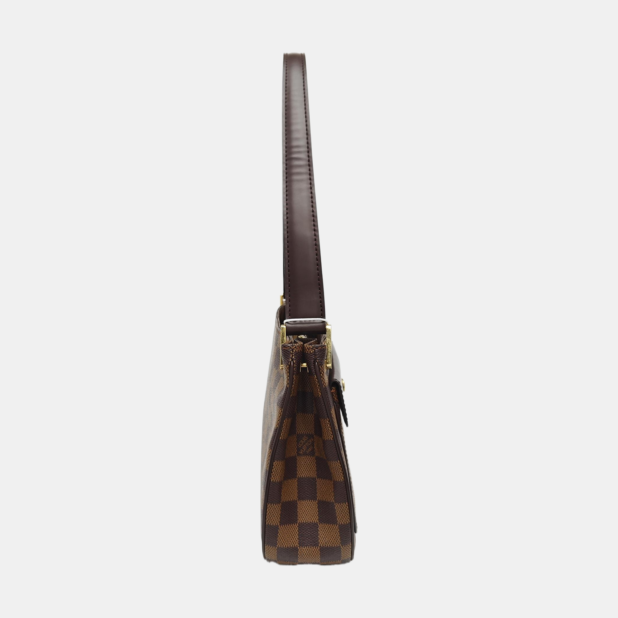 AUBAGNE Damier Ebene Coated Canvas Brown