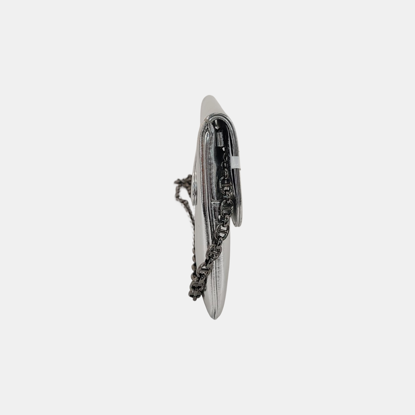 Diordouble Medium Calfskin Silver