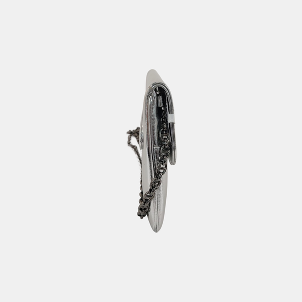 Diordouble Medium Calfskin Silver