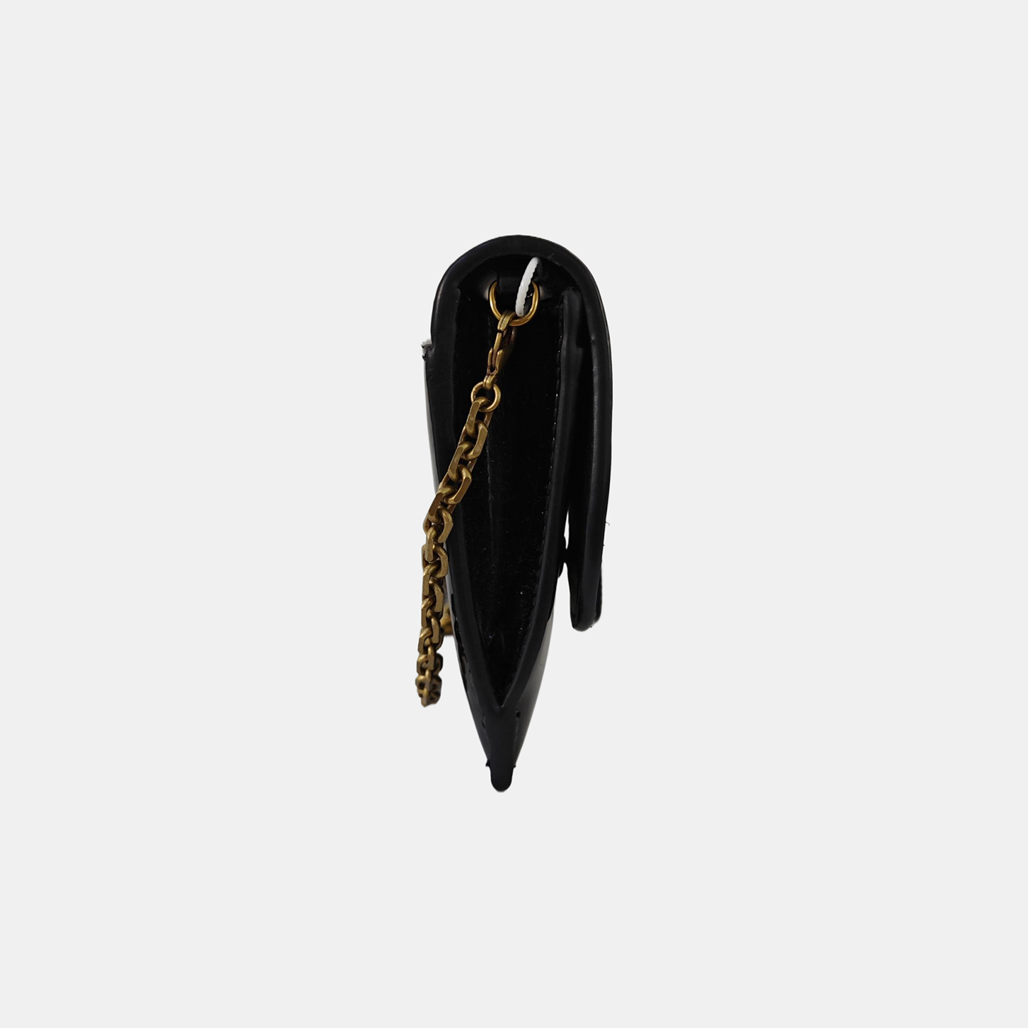 Saddle Mini Patent Leather Black