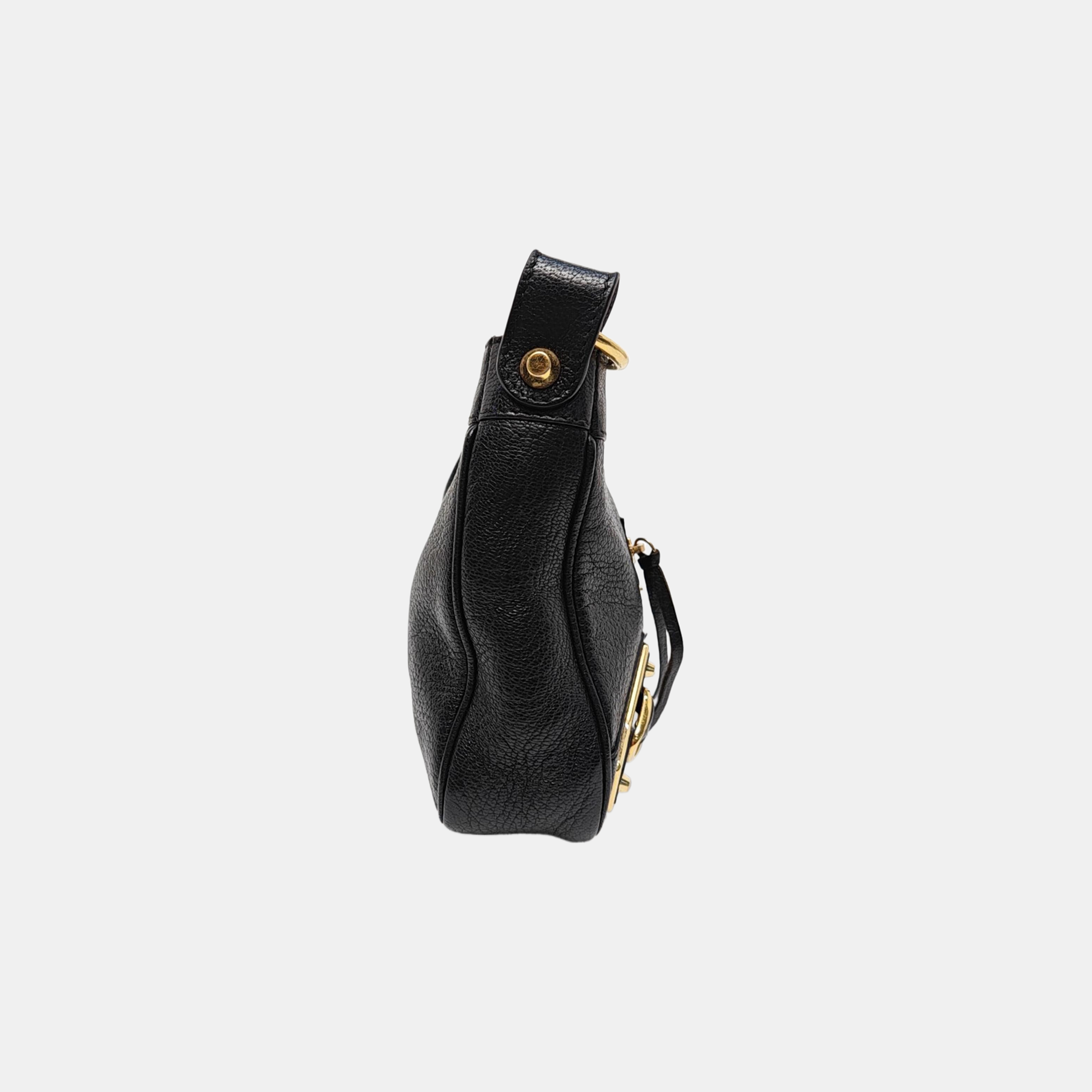 Authenticated pre-owned  Classic Metallic Edge City Mini Lambskin Black - Shoulder Bag at Looply