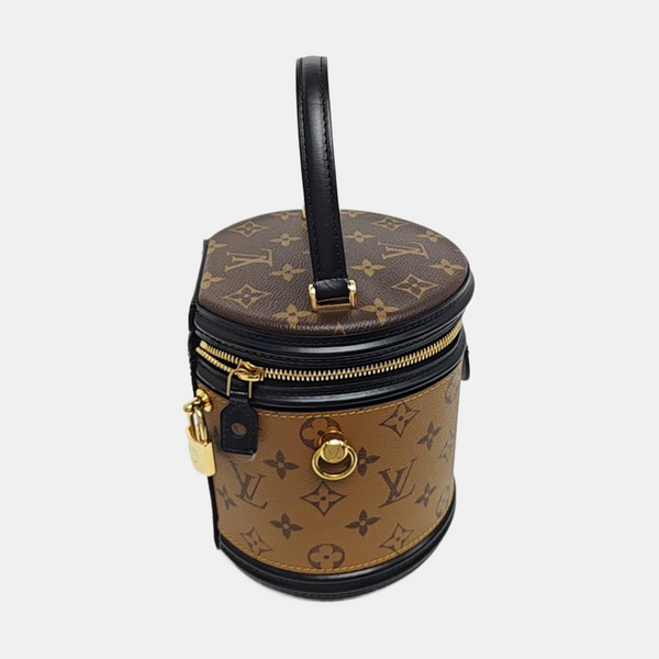 CANNES PM Monogram Coated Canvas Brown