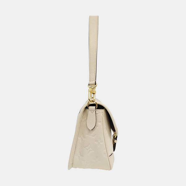 DIANE Monogram Calfskin Beige