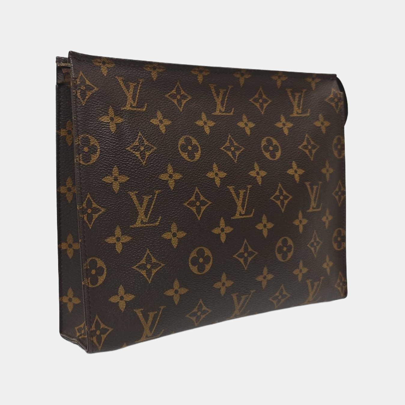 TOILET POCKET 26 Monogram Coated Canvas Brown