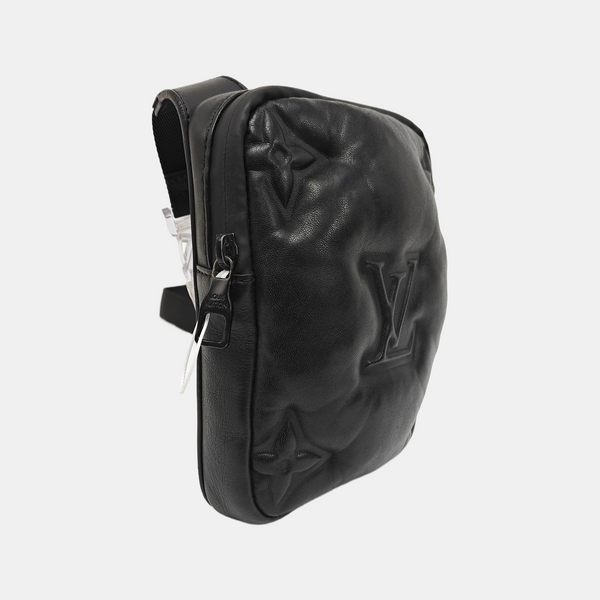 Monogram Lambskin Belt Bag Black