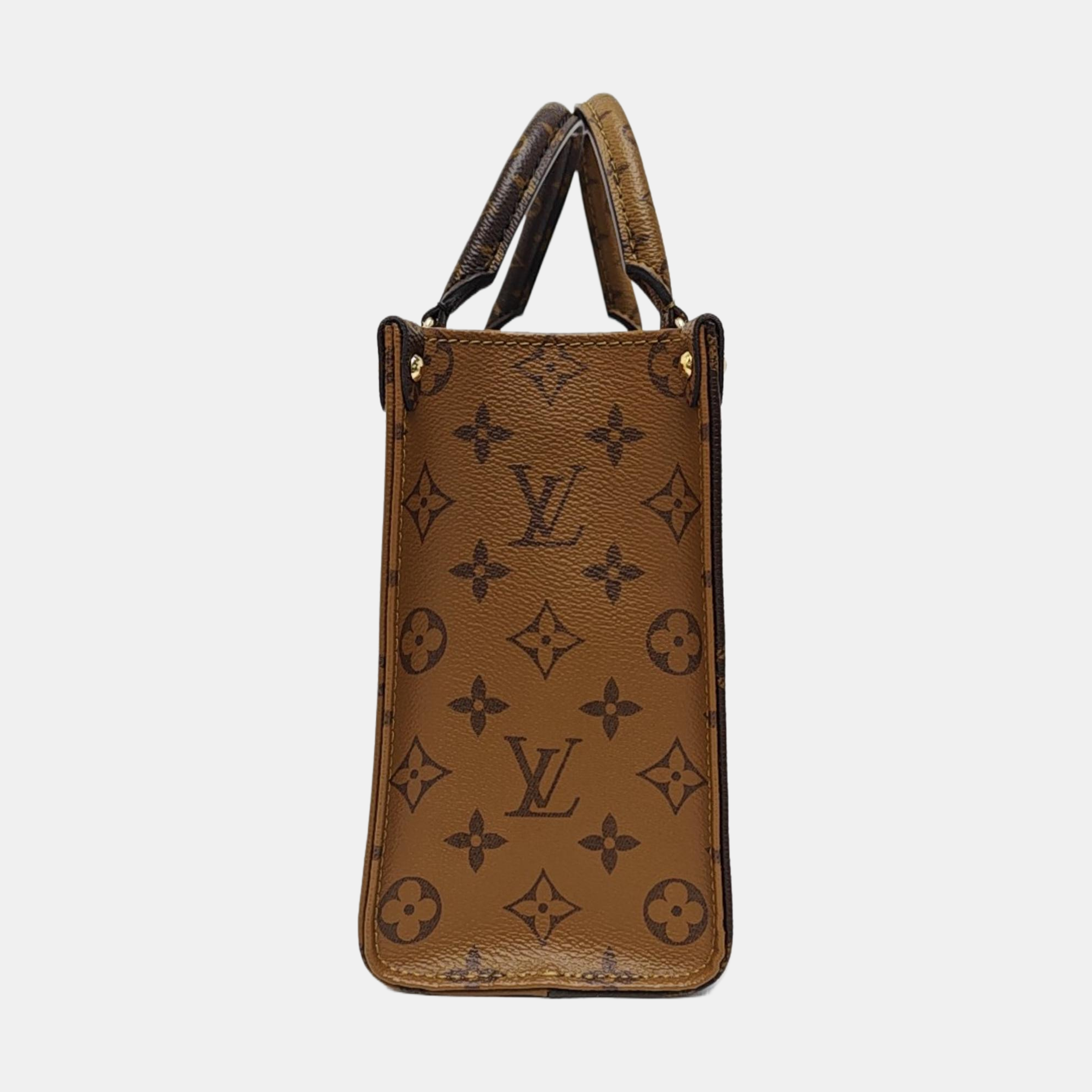 ONTHEGO PM Monogram Coated Canvas Brown