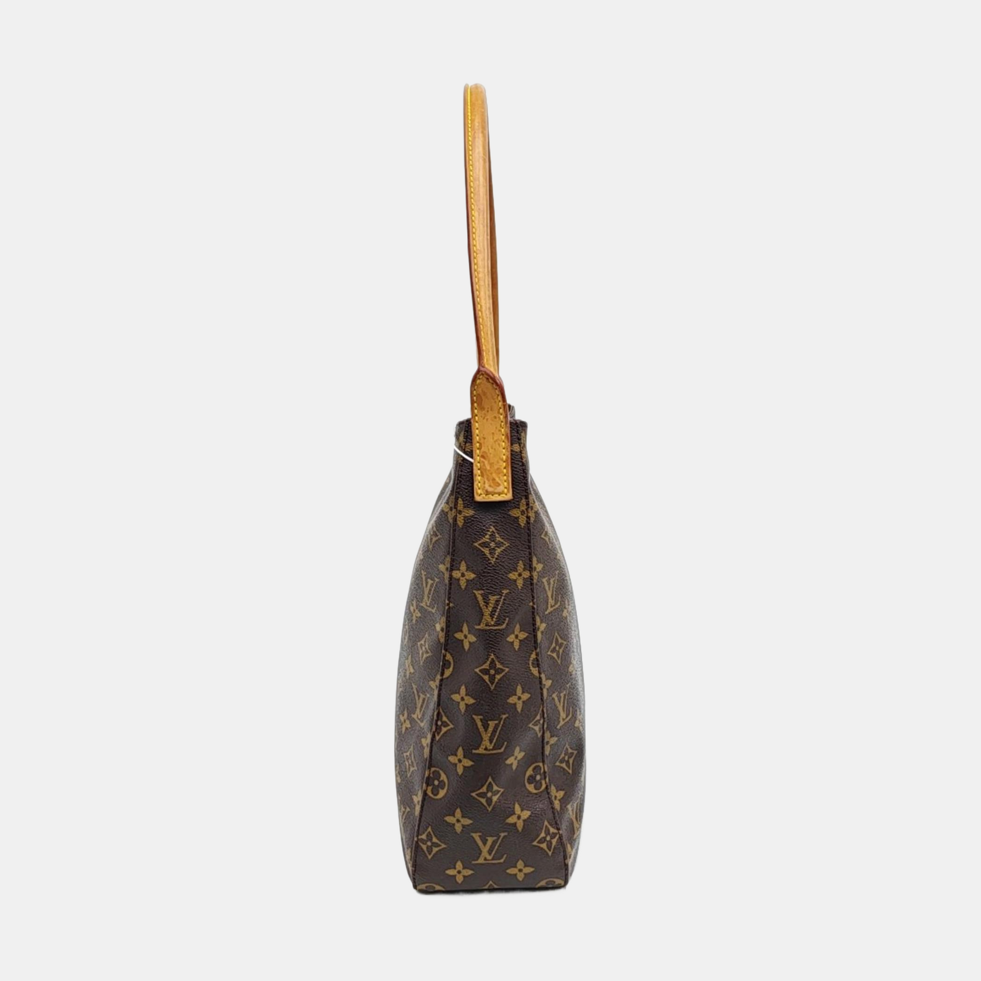 LOOPING GM Monogram Coated Canvas Brown