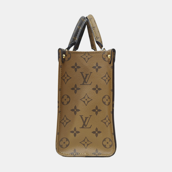 ONTHEGO PM Monogram Coated Canvas Brown