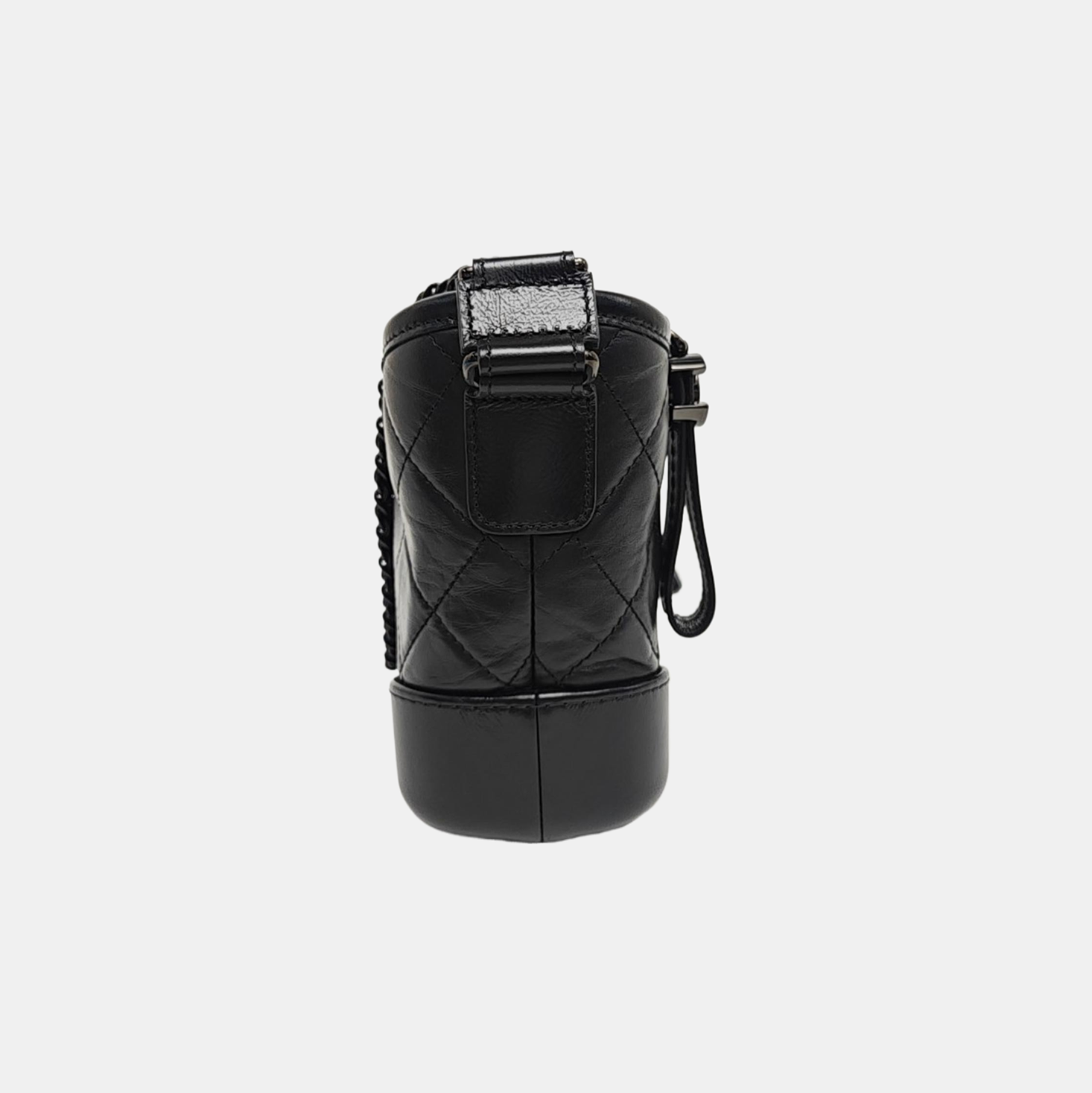 GABRIELLE Small Quilted Calfskin Black