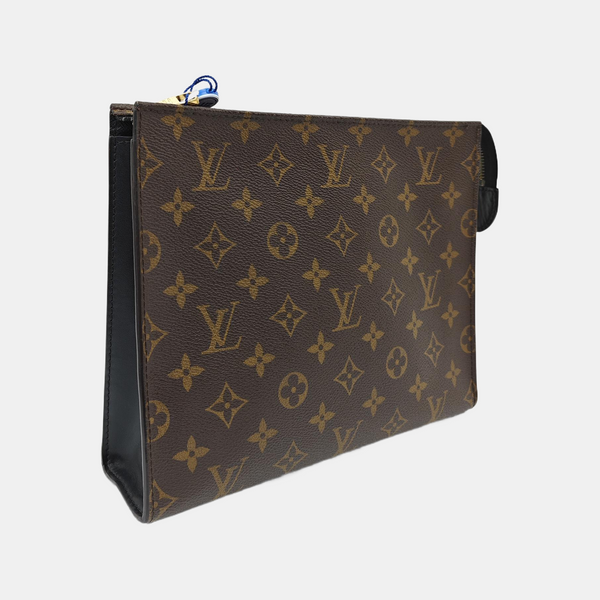 TOILET POCKET 26 Monogram Coated Canvas Brown