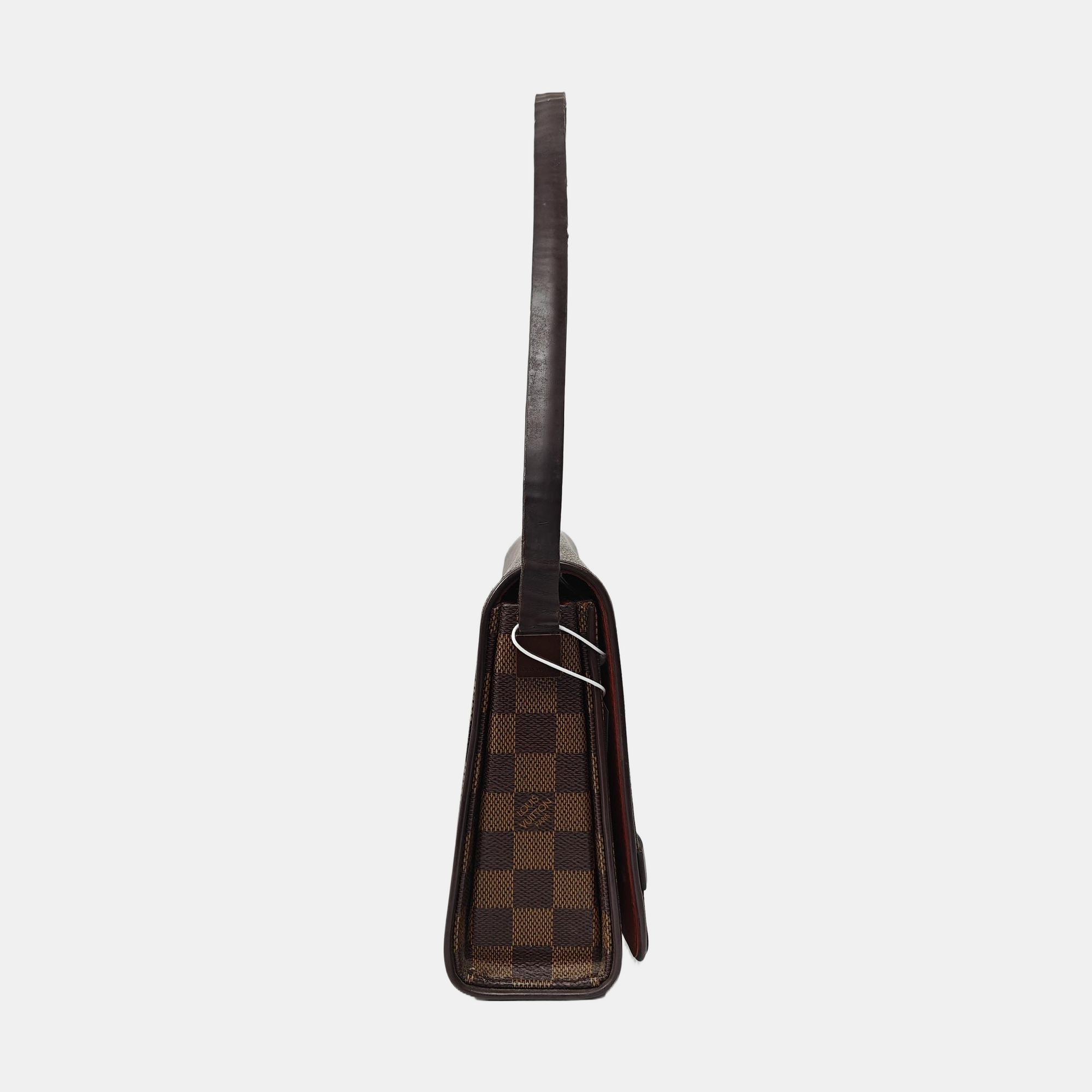 TRIBECA Damier Ebene Coated Canvas Brown