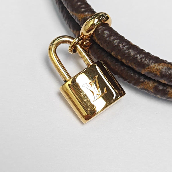 KEEP IT Coated Canvas Brown Bracelet