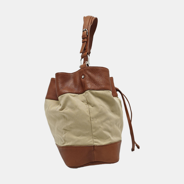 Fabric Tote Bag Medium Beige