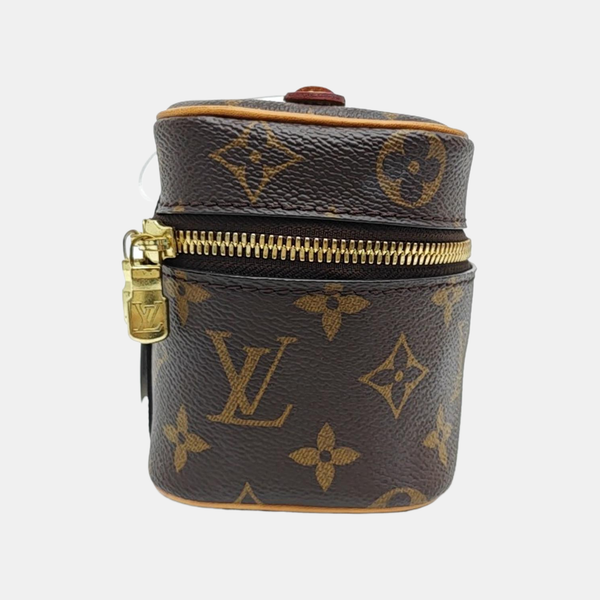 NICE Super Mini Monogram Coated Canvas Brown