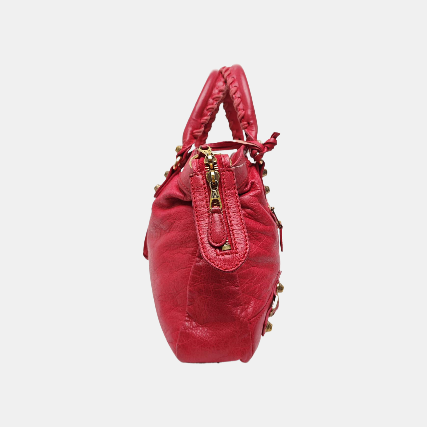 Classic City Small Lambskin Red