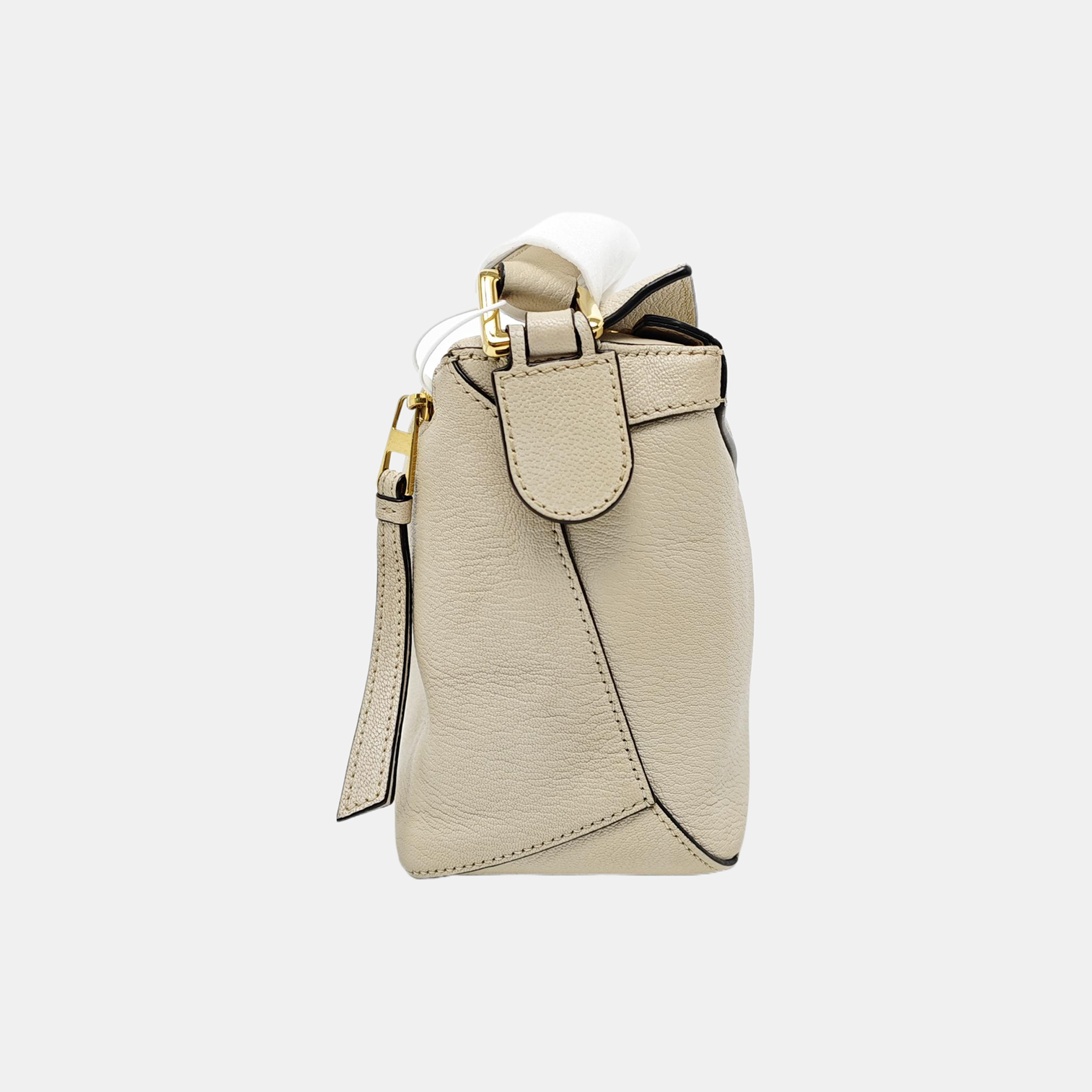 Puzzle Small Lambskin White