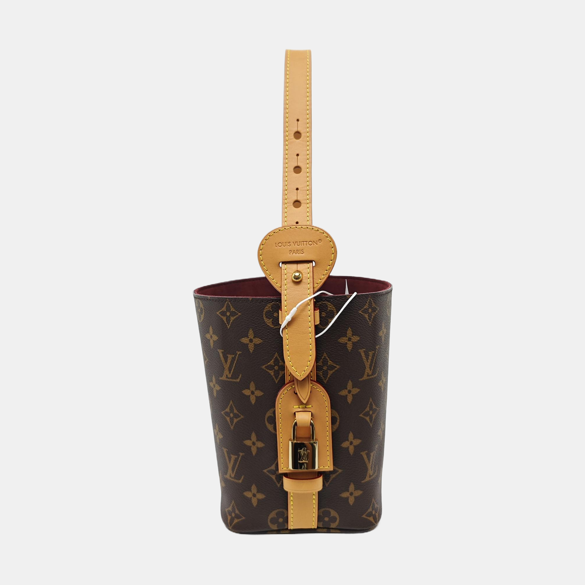 ALL IN BB Monogram Coated Canvas Brown