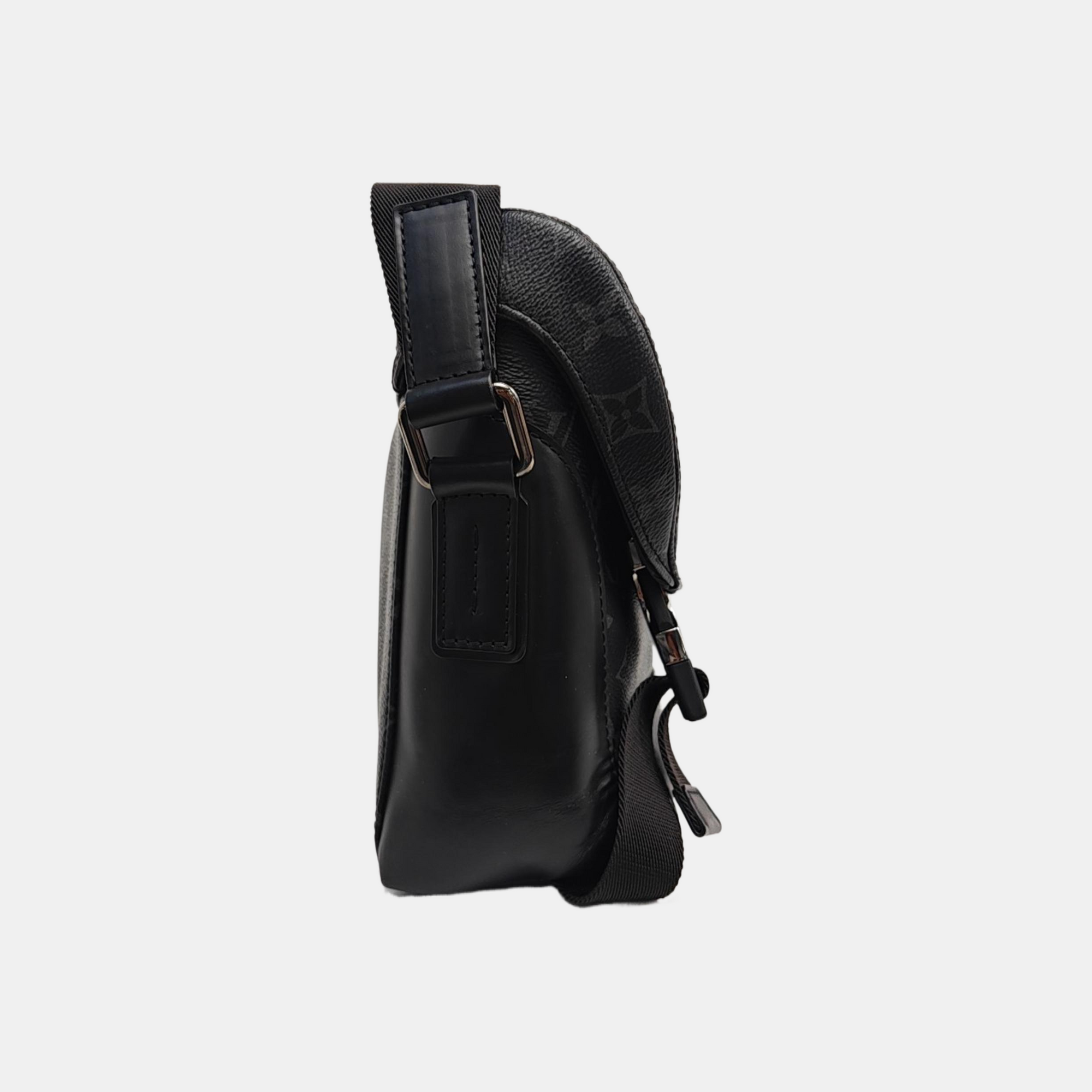 VOYAGER PM Monogram Coated Canvas Black
