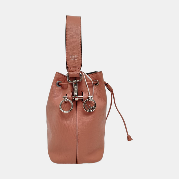 Authenticated pre-owned  Mon Tresor Mini Calfskin Pink - Bucket Bag at Looply
