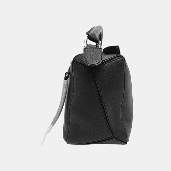 Puzzle Medium Calfskin Black