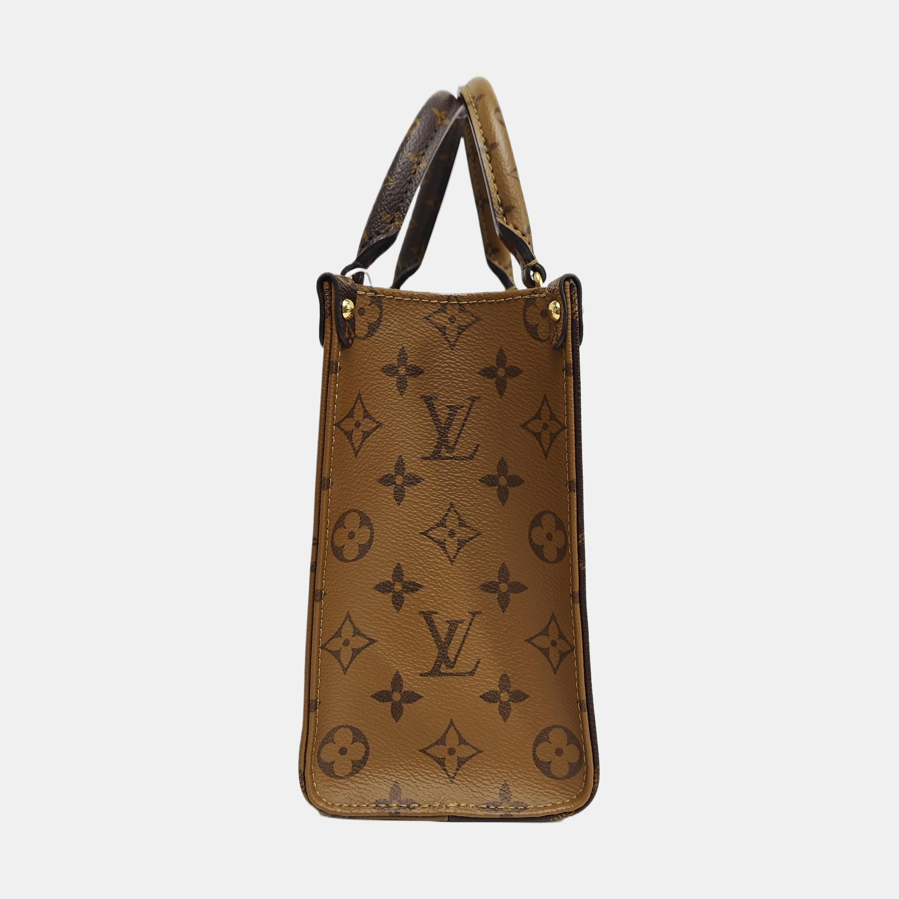 ONTHEGO PM Monogram Coated Canvas Brown