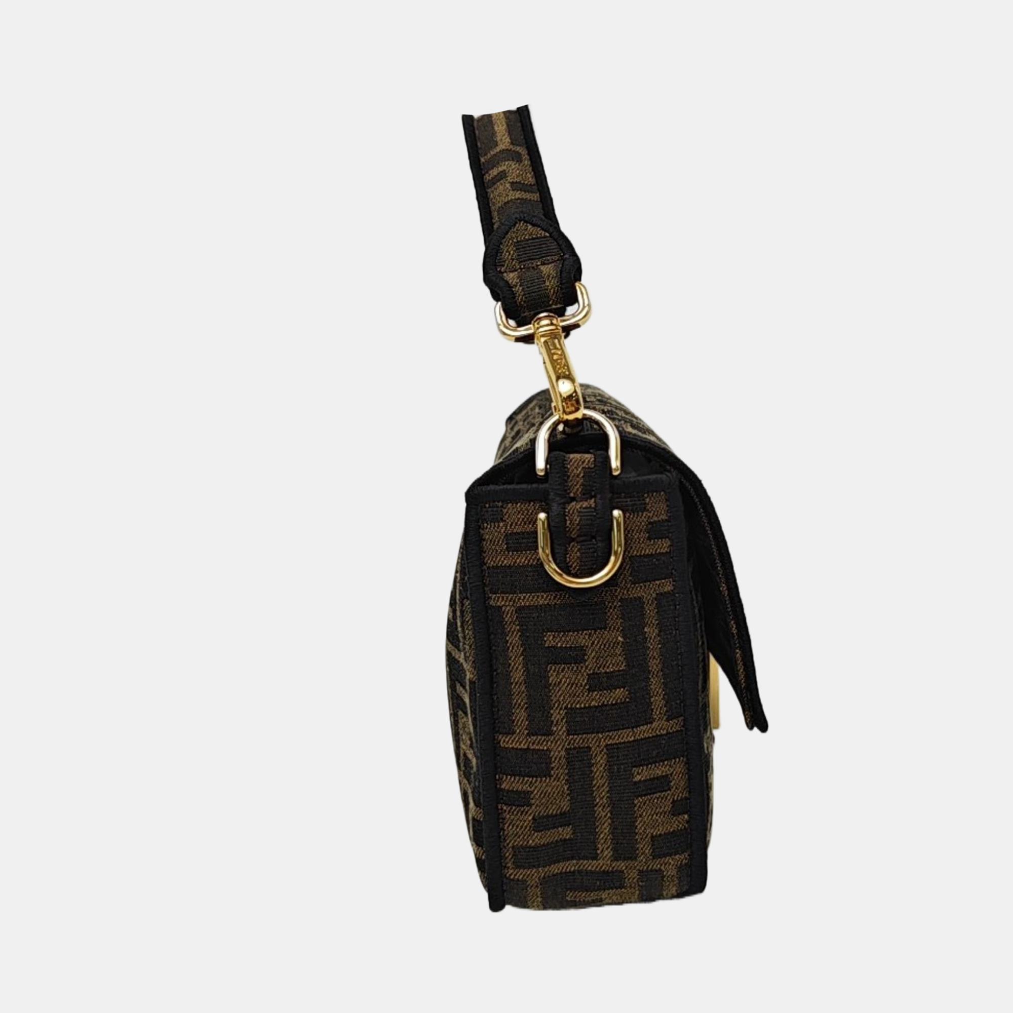 Baguette Medium Canvas Brown