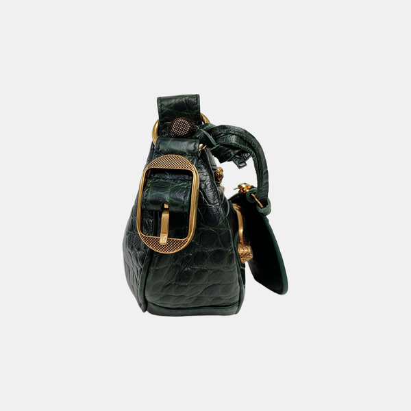 Le Cagole Small Calfskin Green