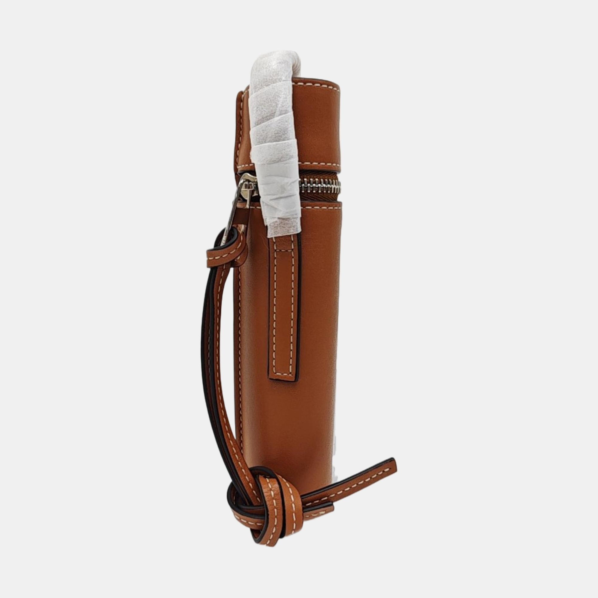 Calfskin Shoulder Bag Brown
