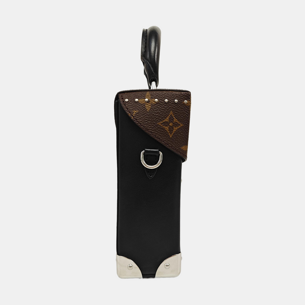 CAMERA BOX Monogram Calfskin Black