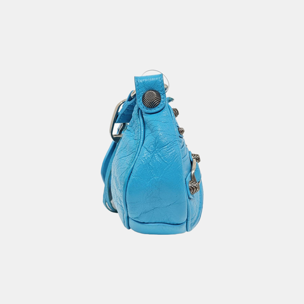 Le Cagole Mini Lambskin Blue
