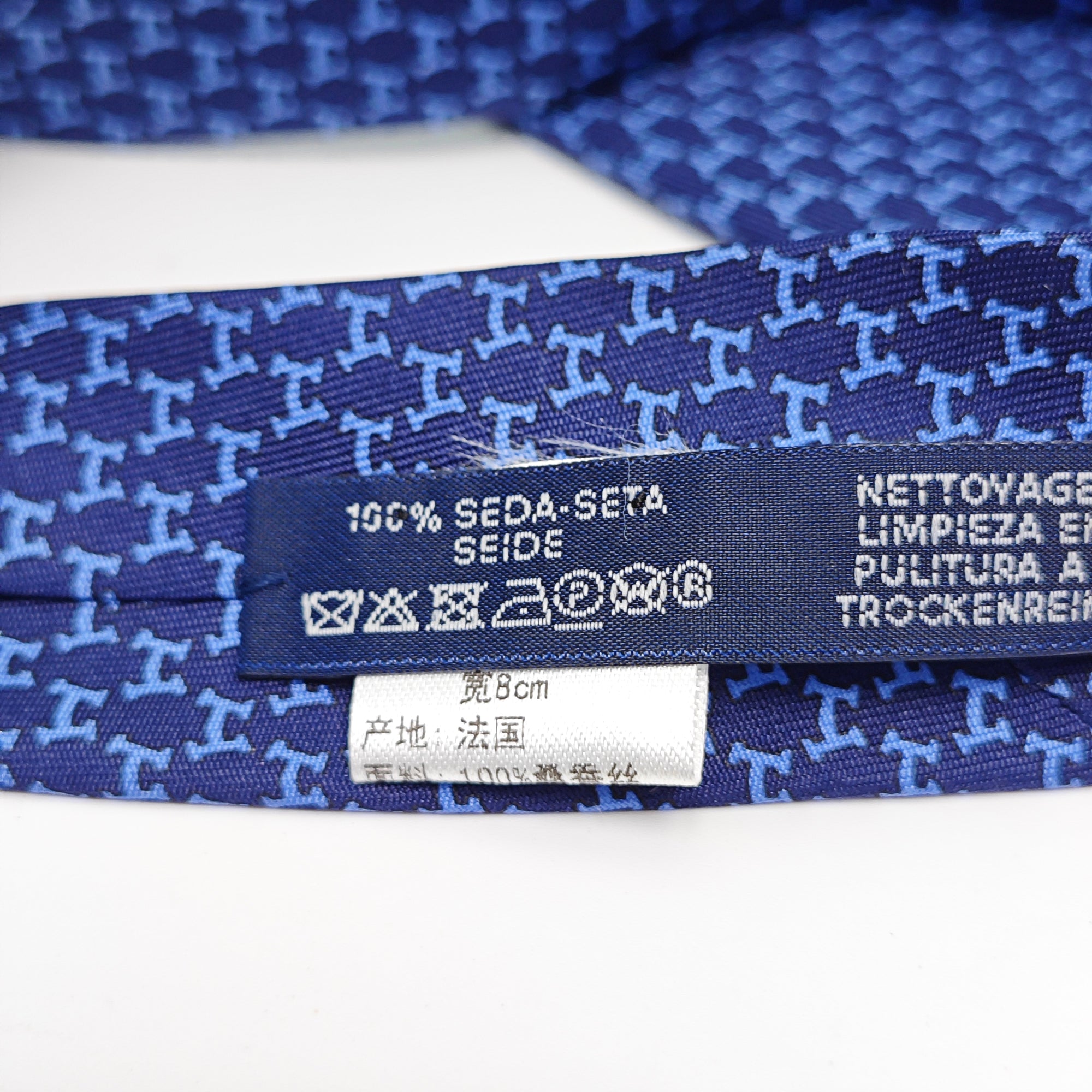 Mulberry Silk Tie Blue