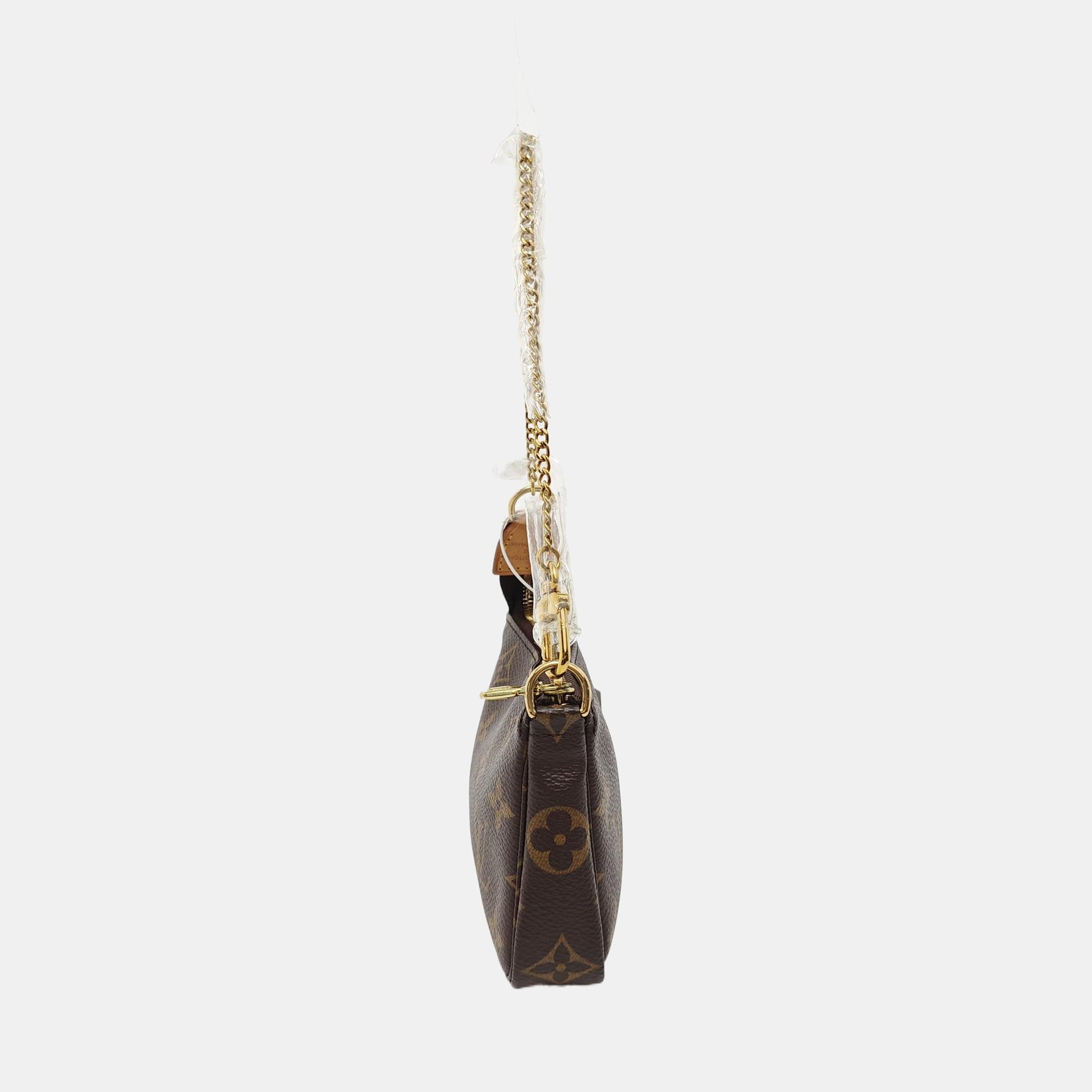 ACCESSOIRES Mini Monogram Coated Canvas Brown