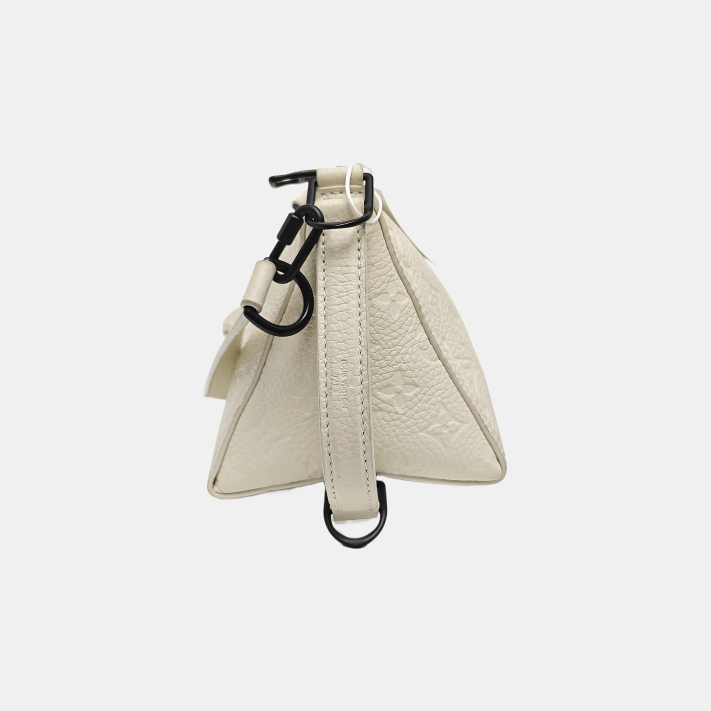 TRIANGLE Monogram Calfskin White